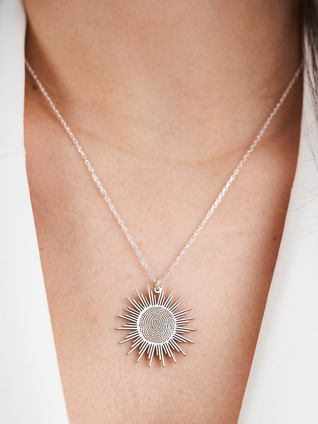 Sunshine Güneş Gümüş Kolye - Linyum kolye görseli 11